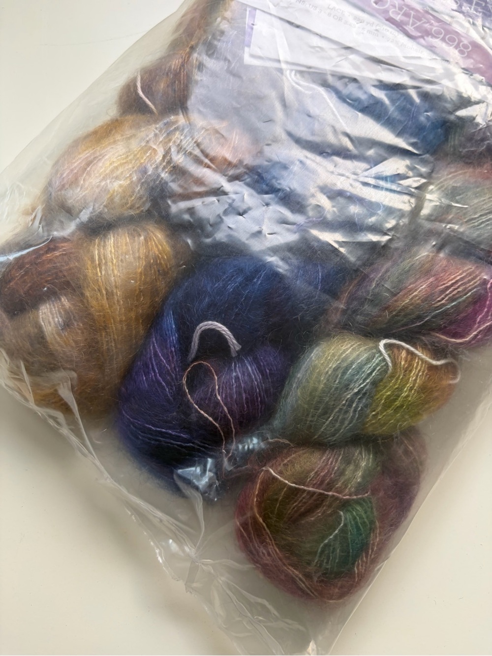 Malabrigo Mohair Set of 3 Yarn Skeins Unopened in Package